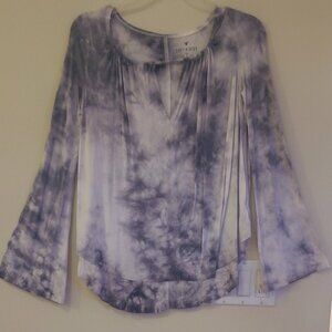 American Eagle Soft & Sexy Gray Tie Dye Long Sleeve Sz S